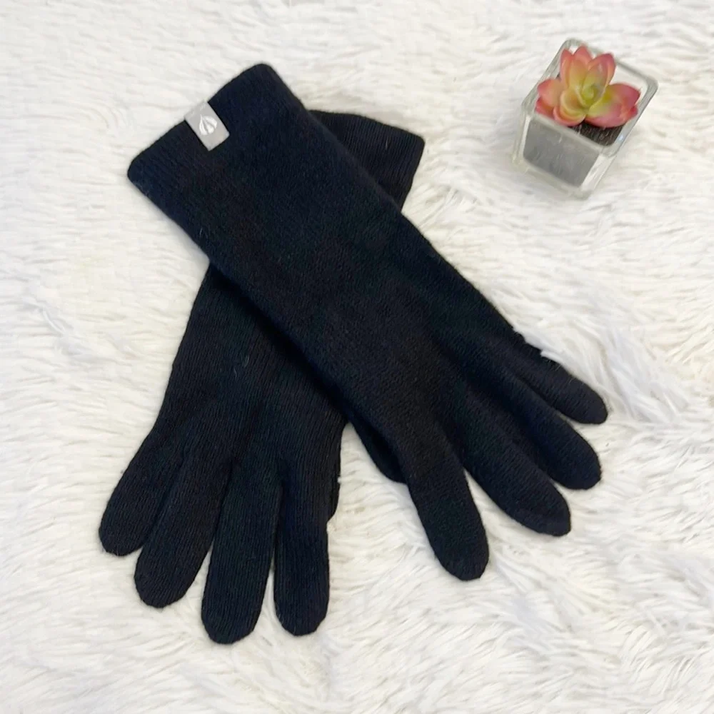 FRAAS 💯 Cashmere Black knit gloves one size never worn